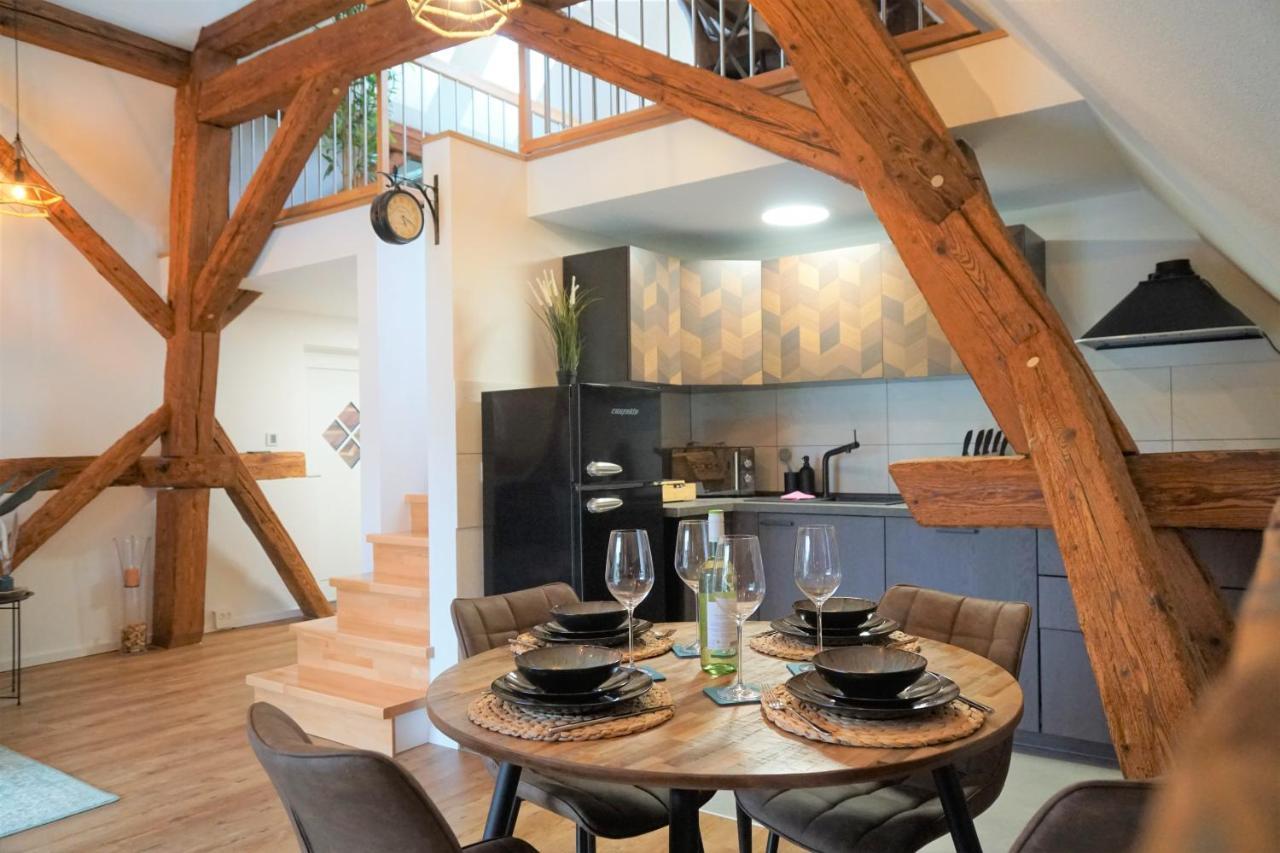 Galerie-Wohnung I Sanierter Pferdestall I Europapark I Boxspring I Nespresso Kippenheim Exteriér fotografie
