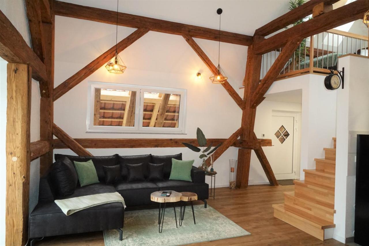 Galerie-Wohnung I Sanierter Pferdestall I Europapark I Boxspring I Nespresso Kippenheim Exteriér fotografie